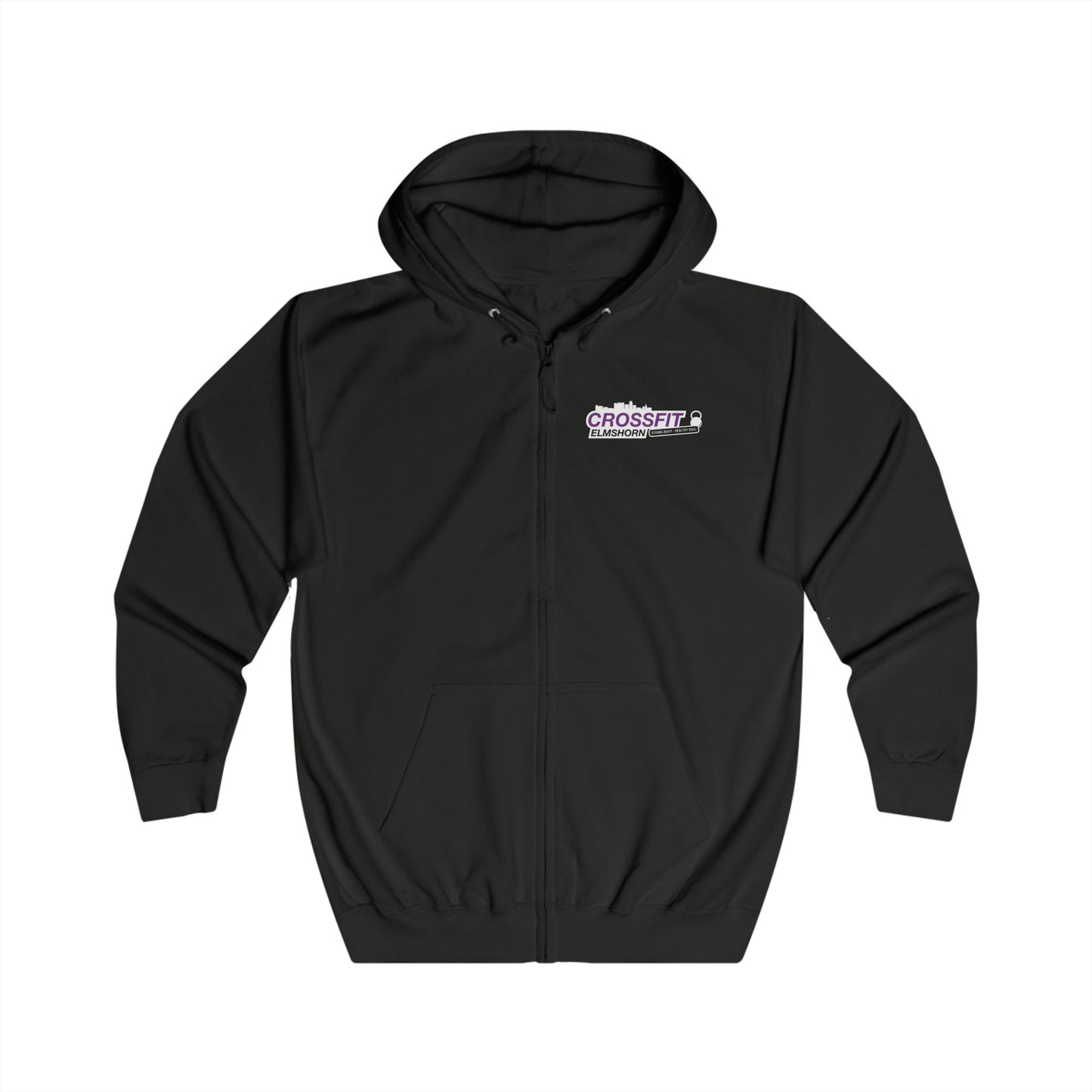 Sweatjacke Unisex "Fitness in 100 Words"