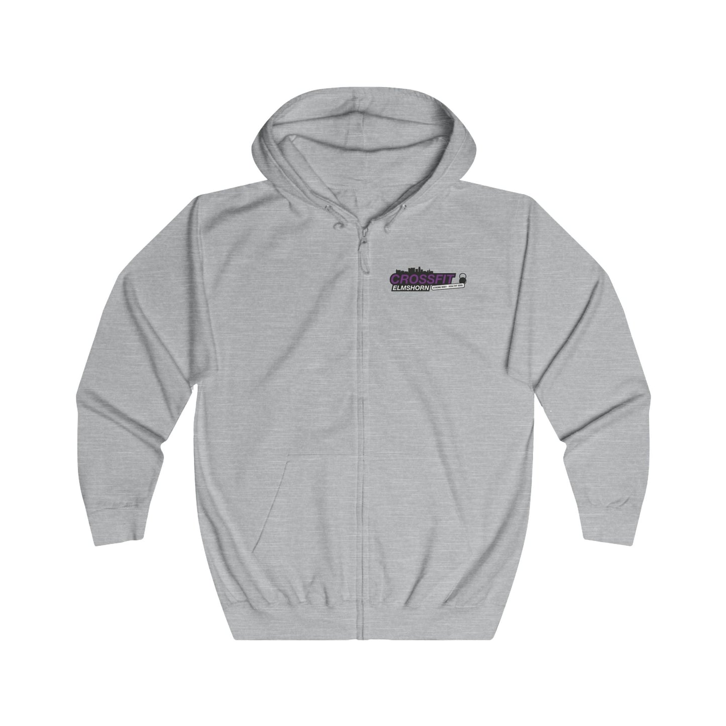 Sweatjacke Unisex "Fitness in 100 Words"